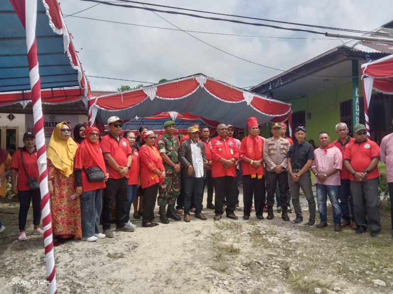 Bupati Sorong Selatan Bersama Warga Ikemal Rayakan HUT Patimura Ke 207 Tahun Dan Halal Bihalal.