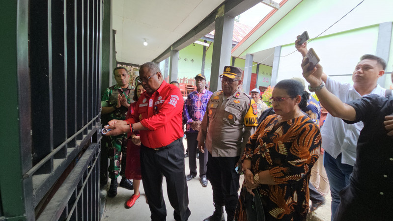 Bupati Sorong Selatan Membuka Pelaksanaan TES CAT CPNS Formasi 2021 Sorong Selatan