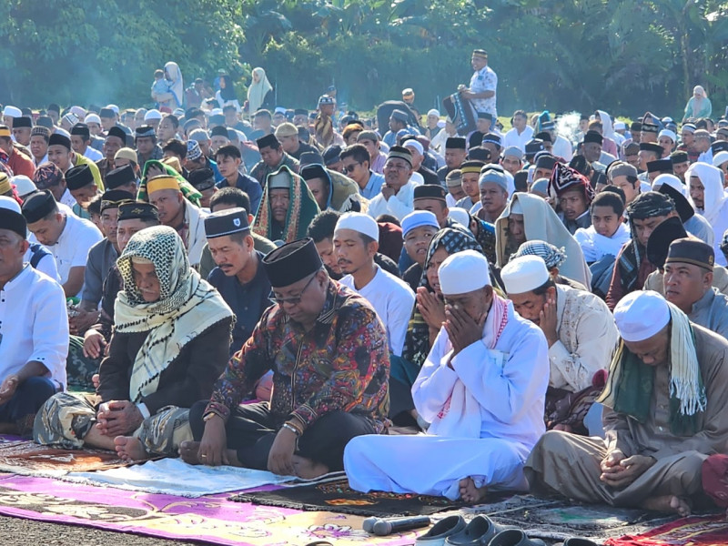 Ribuan Umat Islam Sorong Selatan Laksanakan Sholad Ied Idul Fitri 1445 H