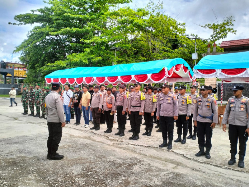 Polres Sorong Selatan Siagakan 194 Personel Amankan Debat Publik Paslon Pilkada 2024