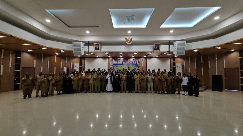 Bupati Sorong Selatan Lantik 74 Kepala Sekolah dan Pengawas Sekolah