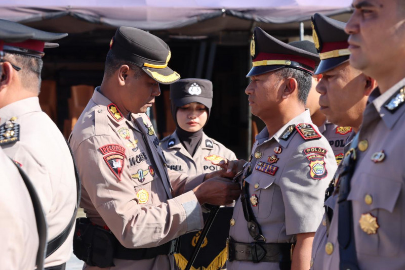 Polres Sorong Selatan Gelar Upacara Sertijab Dan Pengukuhan Jabatan