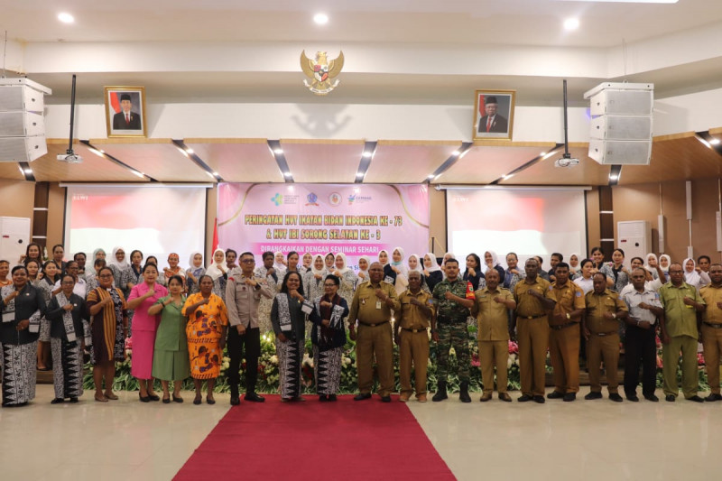 Pemkab Sorong Selatan Bersama IBI Peringati HUT IBI Ke 73 Dan IBI Sorong Selatan Ke 3 Tahun 2024