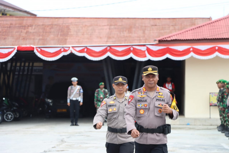 Polres Sorong Selatan Laksananan Apel Gelar Pasukan Dalam Rangka Operasi "Patuh Dofior-2025"